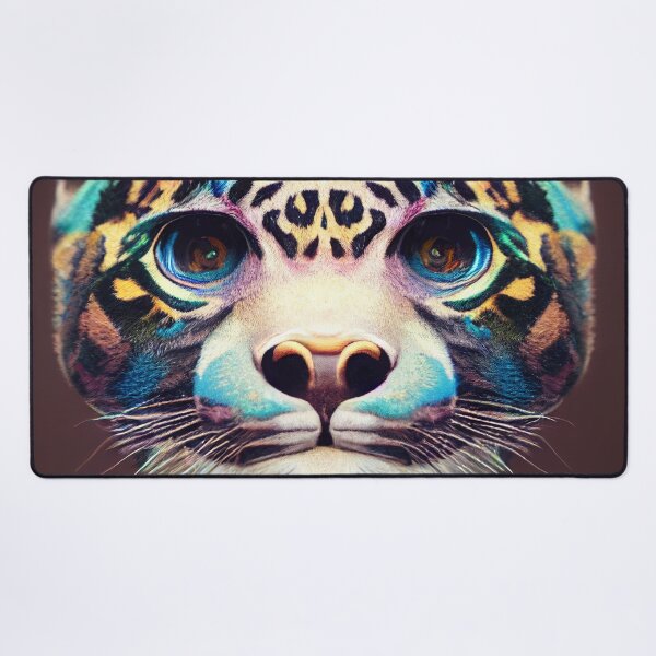 Item preview, colorful cute tiger cat designed and sold by Stanley de Wekker.