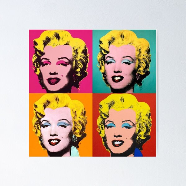 Aperçu de l'œuvre Marilyn Monroe - Andy warhol - pop art créée et vendue par Olympusika.