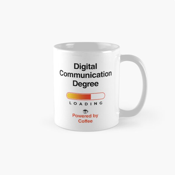Item preview, Digital Communication Degree Loading Motivational College Student Study designed and sold by Uppercase Tees.