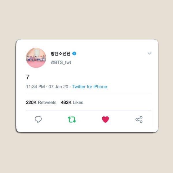 Item preview, Ejército de KPOP Tweet designed and sold by Ricardooperez.