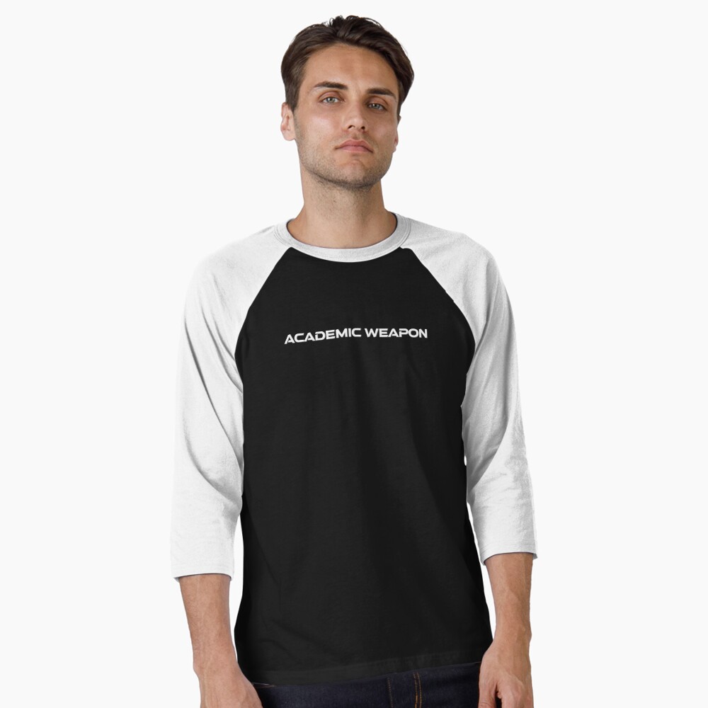 Vista previa del artículo con la obra «Camiseta ¾ estilo béisbol», diseñado y vendido por Random-Merch.