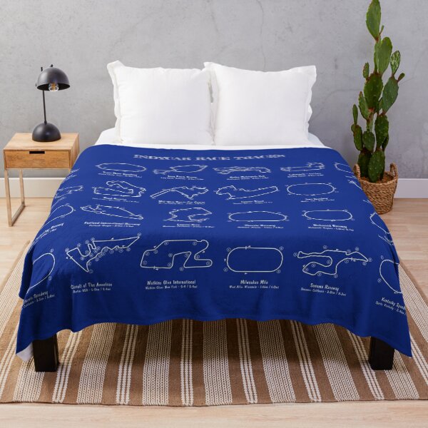 Artikelvorschau, Indycar Race Tracks (White Stencil-No Background) entworfen und verkauft von BGALAXY.