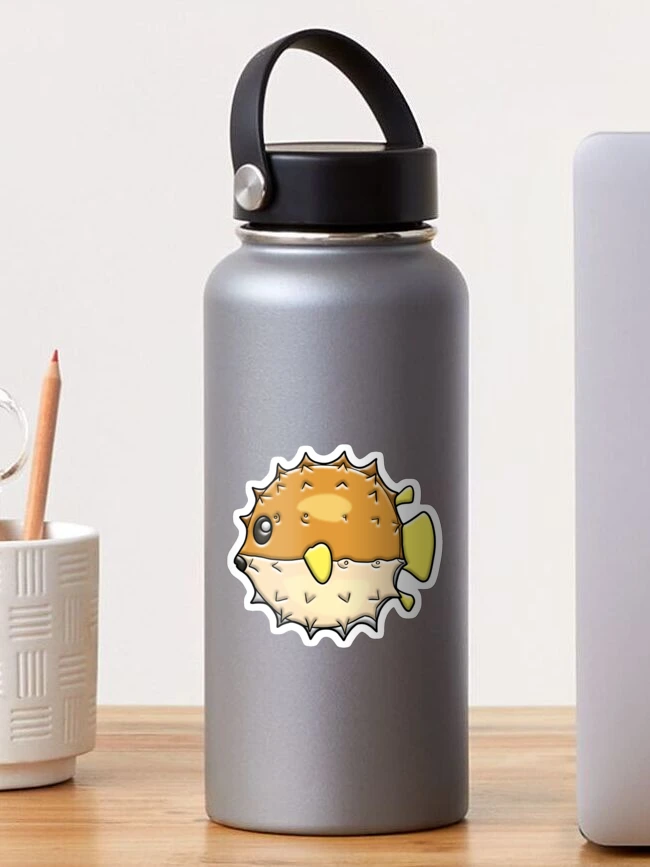 Thumbnail 1 of 3, Sticker, Blowfish designed and sold by nerdpins.