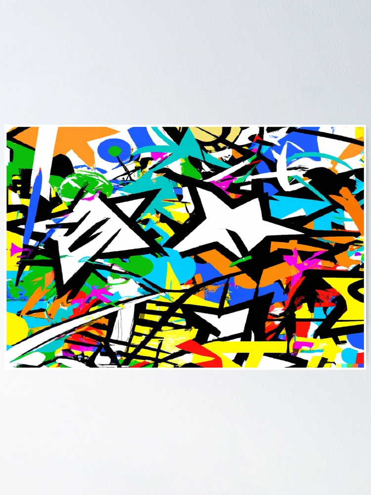 Thumbnail 1 of 3, Poster, Abstract Chaos designed and sold by calibrit.