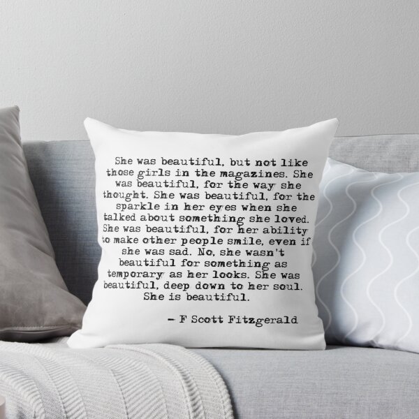 Item preview, Ella era hermosa - F Scott Fitzgerald designed and sold by peggieprints.