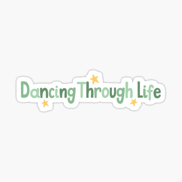 Item preview, Wicked Muscial, cita de baile verde pastel a través de la vida designed and sold by MagicallyStagey.