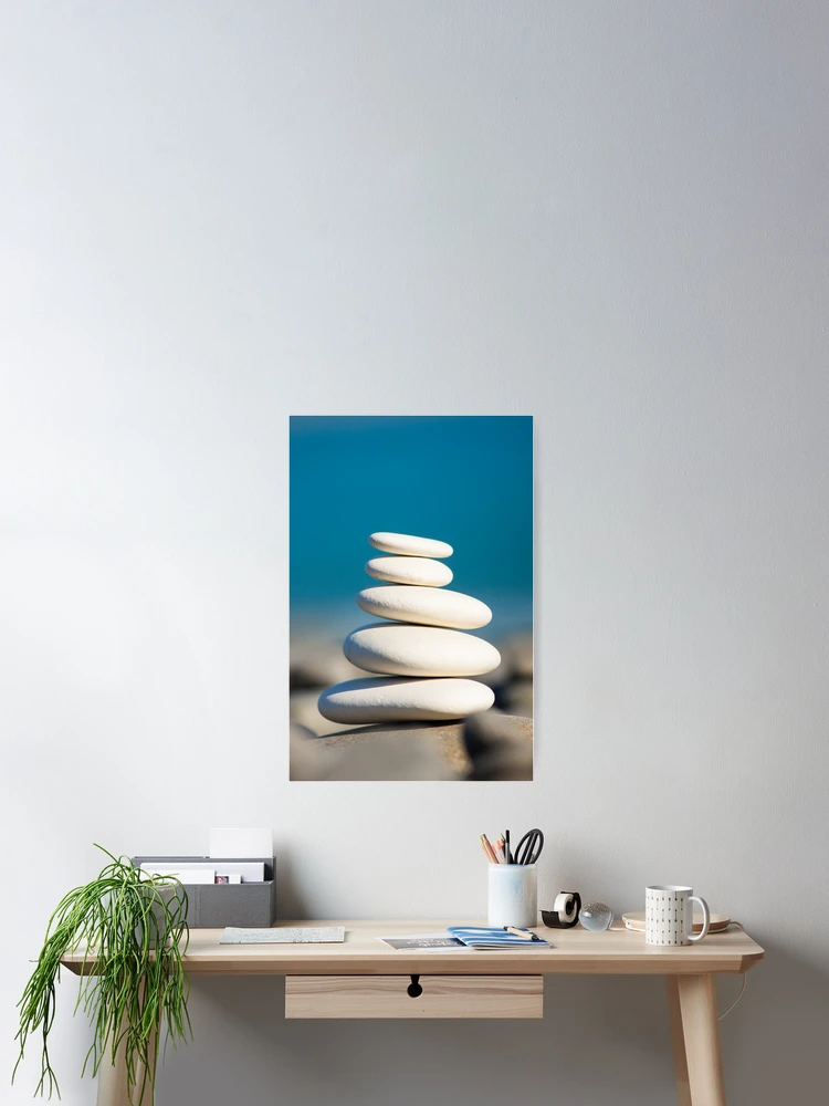 Thumbnail 2 of 3, Poster, Rock stack designed and sold by Jaykayl.