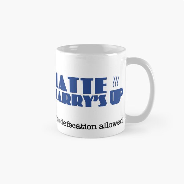 Artikelvorschau, Latte Larry's - Kein Stuhlgang erlaubt entworfen und verkauft von ZazasDesigns.