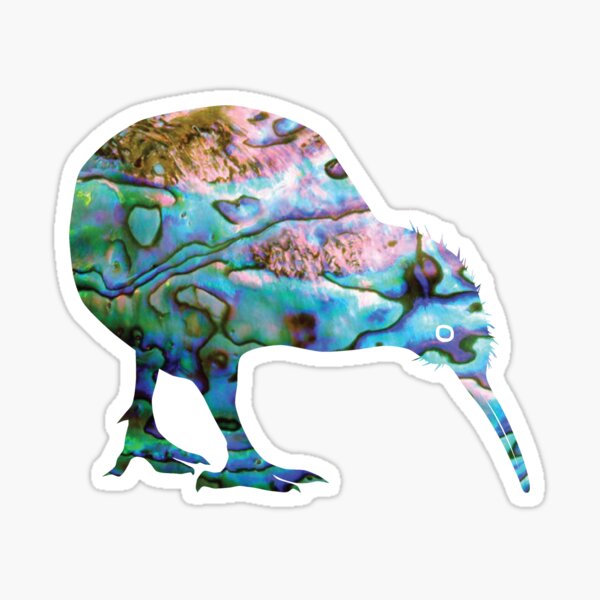 Aperçu de l'œuvre PAUA KIWI DE NOUVELLE-ZÉLANDE créée et vendue par Madjack Tees Kiwi SuperStore.