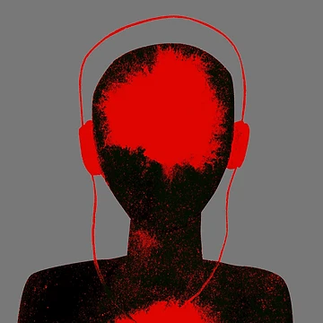 Artwork thumbnail, Meditation Man Red by RealmsBeyond