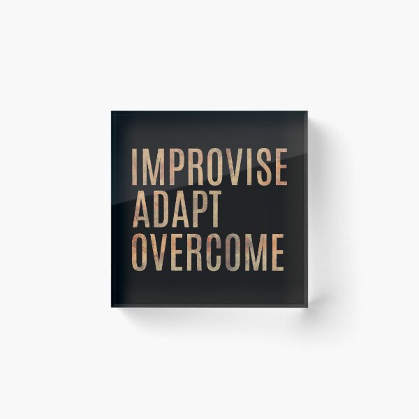 Aperçu de l'œuvre Improviser, adapter, surmonter créée et vendue par Kaijester.