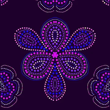 Artwork thumbnail, Purple Beading by Jane Izzy Designs