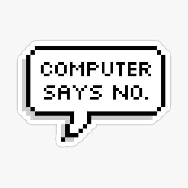 Item preview, La computadora dice que no designed and sold by MadEDesigns.