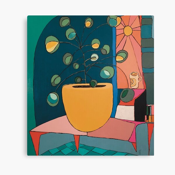 Aperçu de l'œuvre Pilea au soleil créée et vendue par AThorntonart.