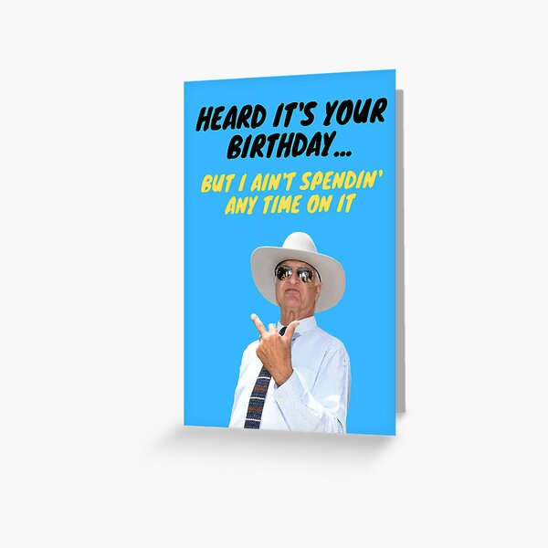 Aperçu de l'œuvre Carte d'anniversaire drôle de Bob Katter créée et vendue par gabbybevan.