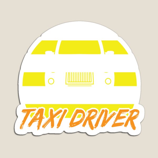 Aperçu de l'œuvre Chauffeur de taxi Taxi Chauffeur de taxi créée et vendue par MooonTees.