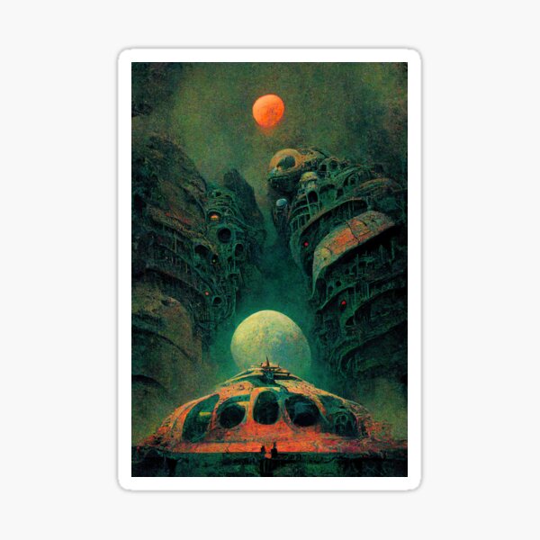 Aperçu de l'œuvre planète alien créée et vendue par ururuty.