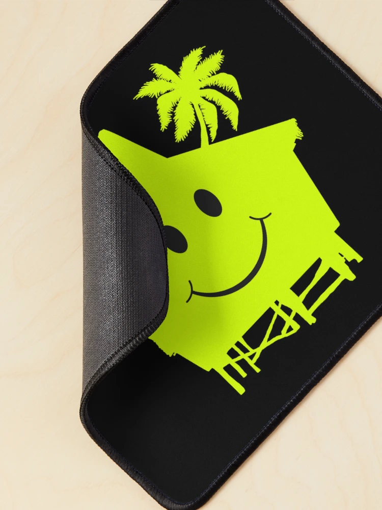 Thumbnail 2 of 5, Mouse Pad, Deep Summer House Logo (Acid yellow edition) designed and sold by RiveRivera.