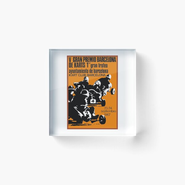Item preview, 1967 Barcelona Kart Racing Póster designed and sold by retrographics.