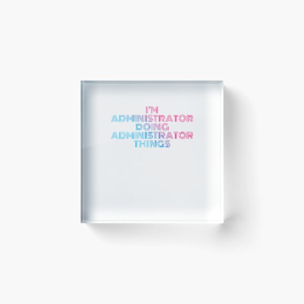 Item preview, Soy administrador haciendo cosas de administrador Retro Neon designed and sold by SVPOD.