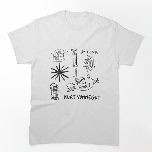 Artikelvorschau, Ode an Vonnegut - Muster entworfen und verkauft von BananaSpaghetti.