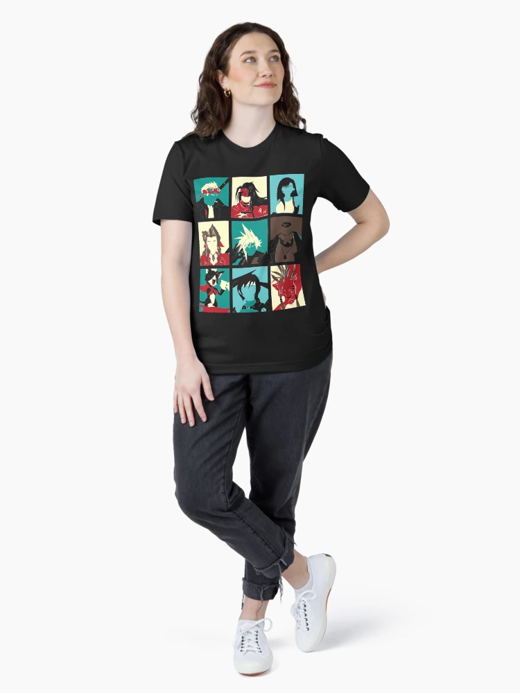 Aperçu 4 sur 7. T-shirt essentiel avec l'œuvre Final Pop Final Fantasy 7 créée et vendue par JoyceFerguson.