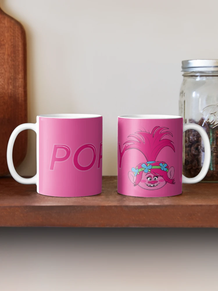 Aperçu 2 sur 6. Mug à café avec l'œuvre Coquelicot - Trolls créée et vendue par Necronder.