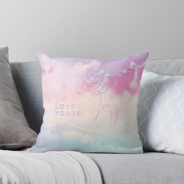 Item preview, Ámate a ti mismo sus nubes en colores pastel BTS Bangtan Kpop Merch designed and sold by HelloDigitals.