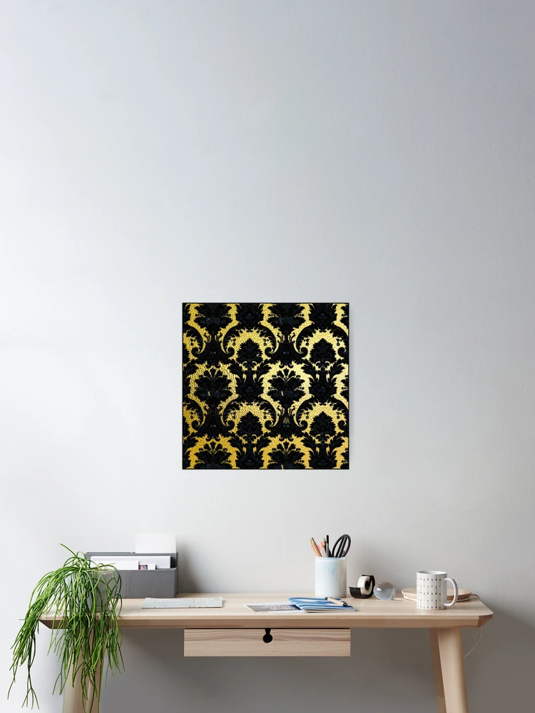 Thumbnail 2 of 3, Poster, Luxurious Chelsea - Dark Gold designed and sold by RMSartZ.