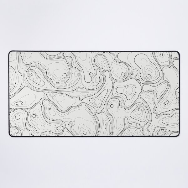 Item preview, Black And White Topographic Pattern designed and sold by MakeitMelo.