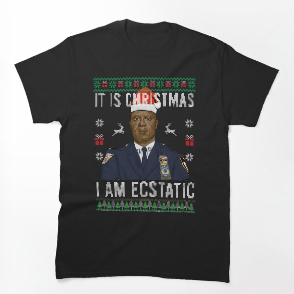 Aperçu de l'œuvre Brooklyn Nine Nine Capitaine Holt, c'est Noël créée et vendue par rodquez.