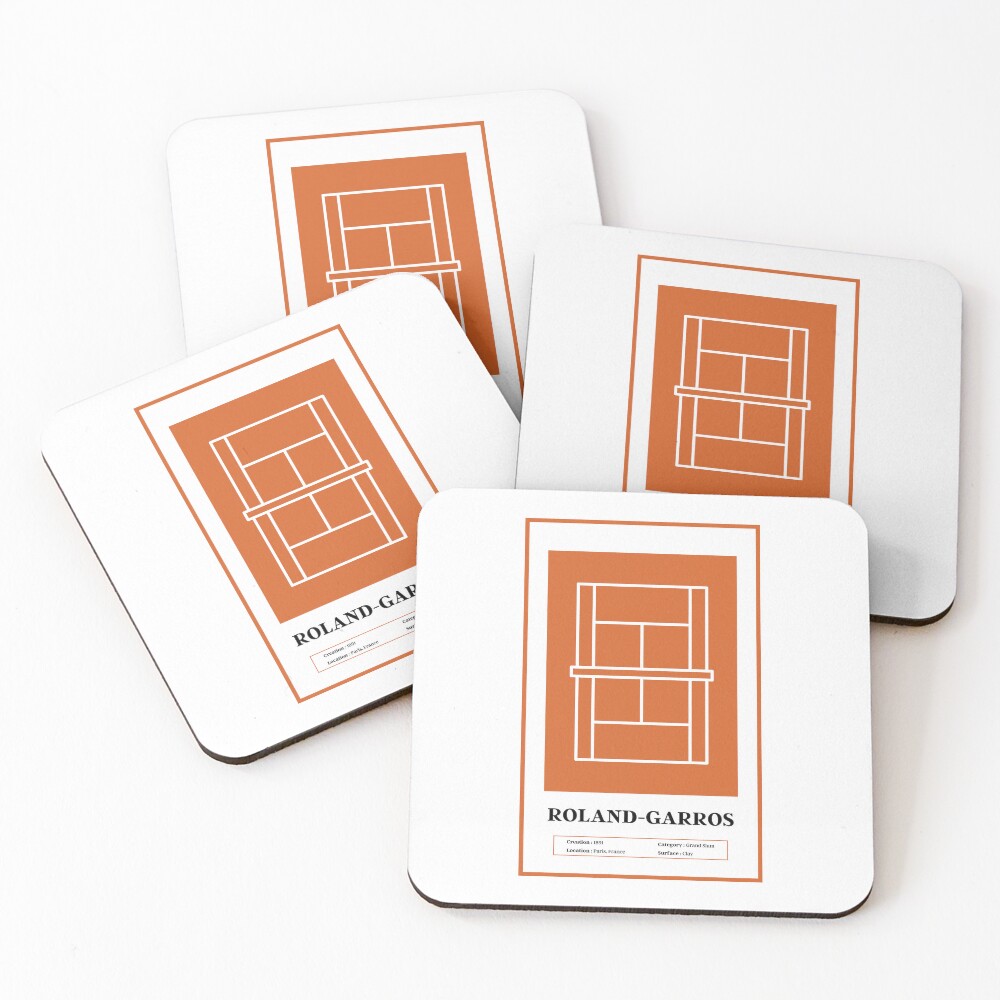 Item preview, Coasters (Set of 4) designed and sold by TieBreak-Tennis.