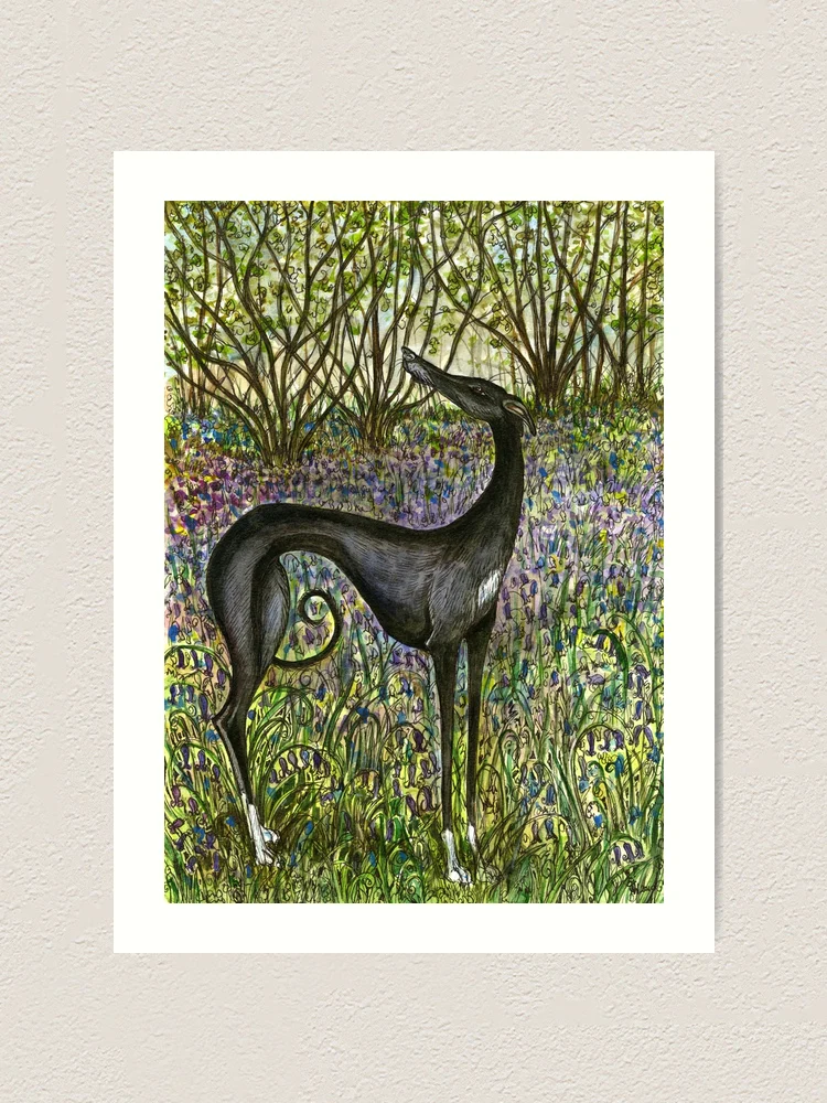 Thumbnail 1 of 3, Art Print, A Sense of Spring designed and sold by AlmostAnAngel66.