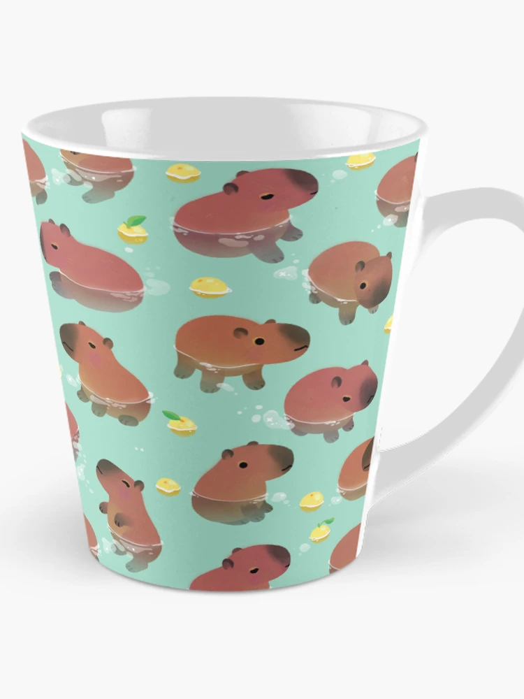 Thumbnail 1 von 4, Kaffeebecher, Capybath-Zeit designt und verkauft von pikaole.