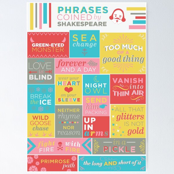 Item preview, Frases acuñadas por Shakespeare designed and sold by LivelyLexie.