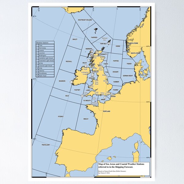 Aperçu de l'œuvre Carte de prévisions de livraison créée et vendue par ianturton.