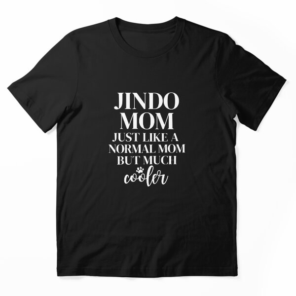 Aperçu de l'œuvre Amant drôle de chien de maman de Jindo | Cadeau pour maman coréenne Jindo | Meilleure maman Jindo de tous les temps créée et vendue par JooArtPrints ★★★★★.
