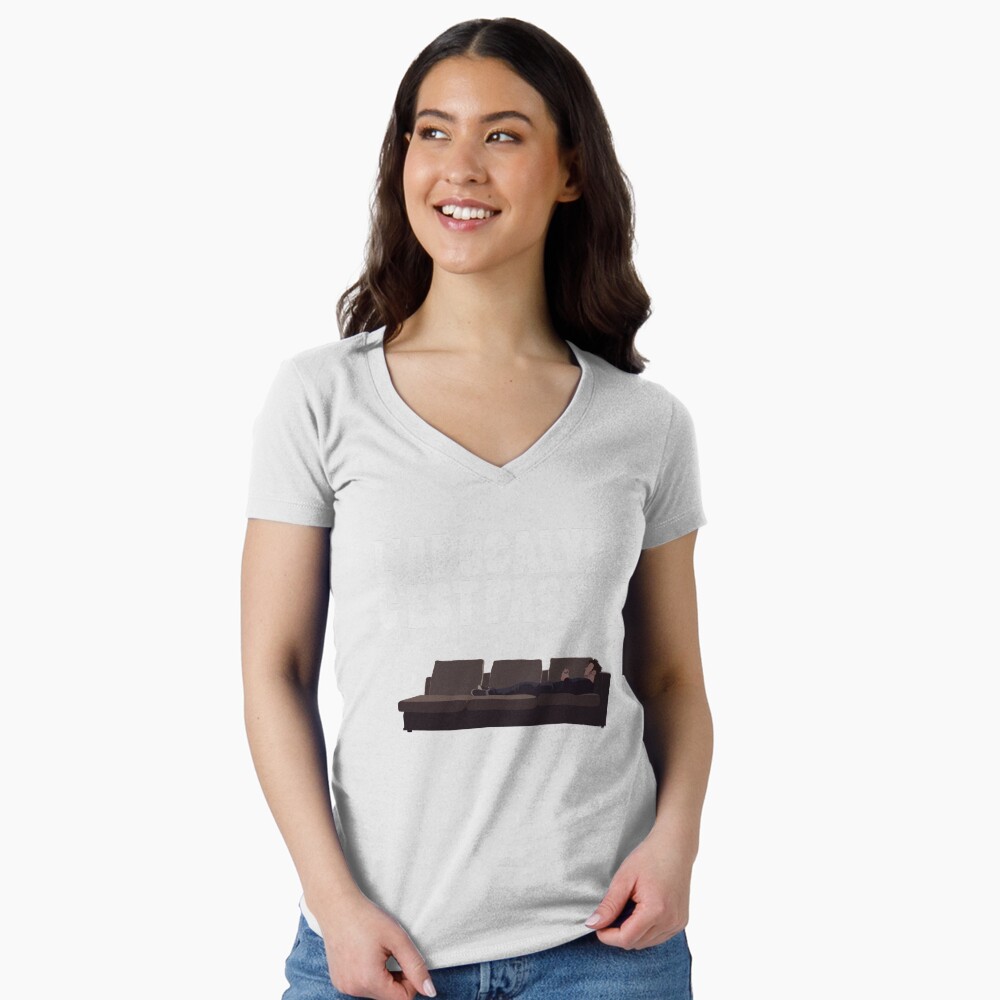 Aperçu de l'œuvre T-shirt moulant col V créée et vendue par Theo-p.