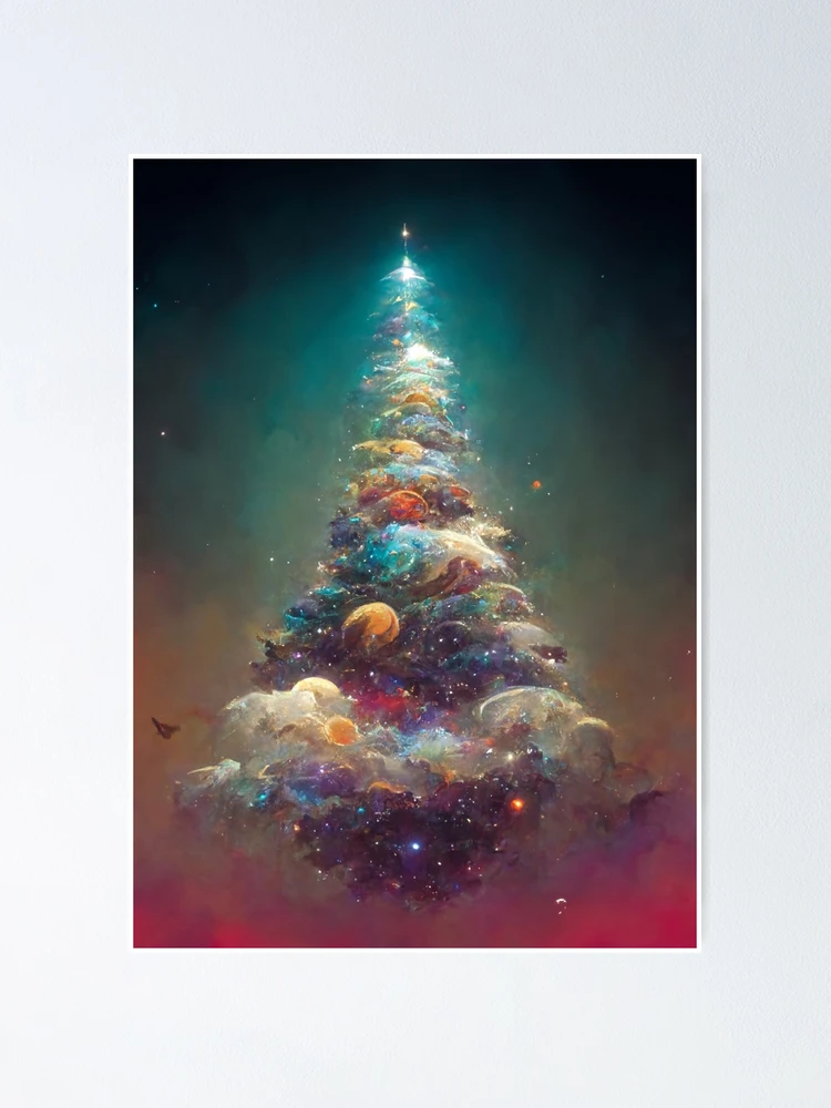 Thumbnail 1 of 3, Poster, Magical Christmas Tree designed and sold by Artsytee Lab.