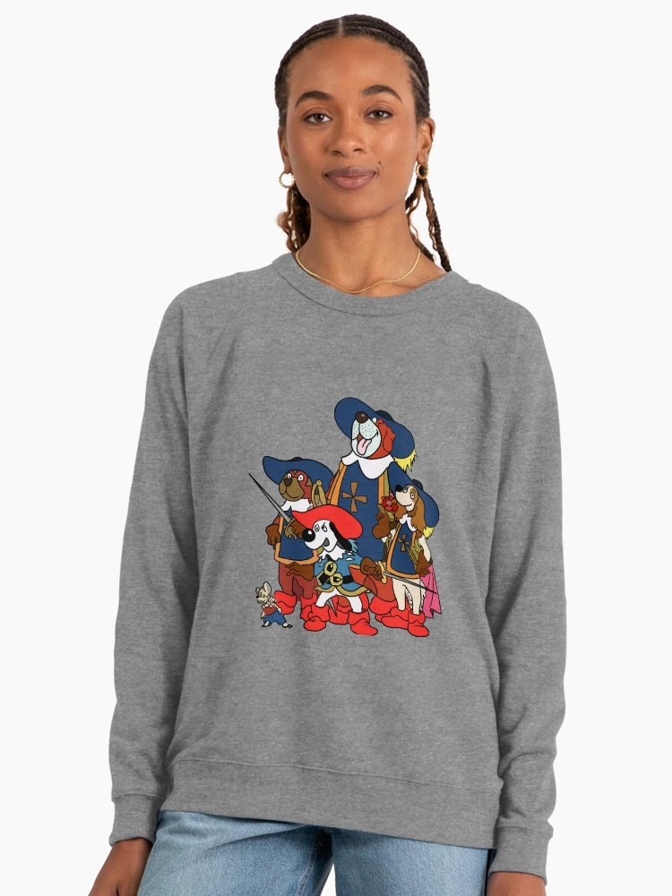 Aperçu 3 sur 6. Sweatshirt léger avec l'œuvre Dogtanien créée et vendue par 3leggeddogg.
