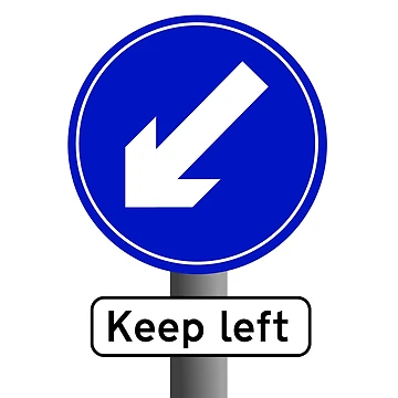Artwork thumbnail, Keep left by justNickoli