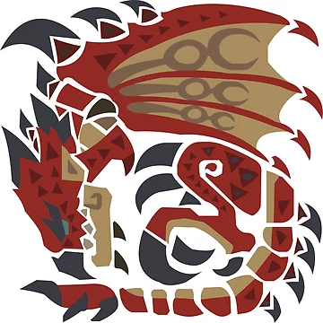 Artwork thumbnail, Rathalos Monster Hunter by De-Leone
