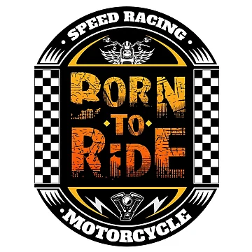 Artwork thumbnail, Born To Ride Motorcycle by FMQ Store