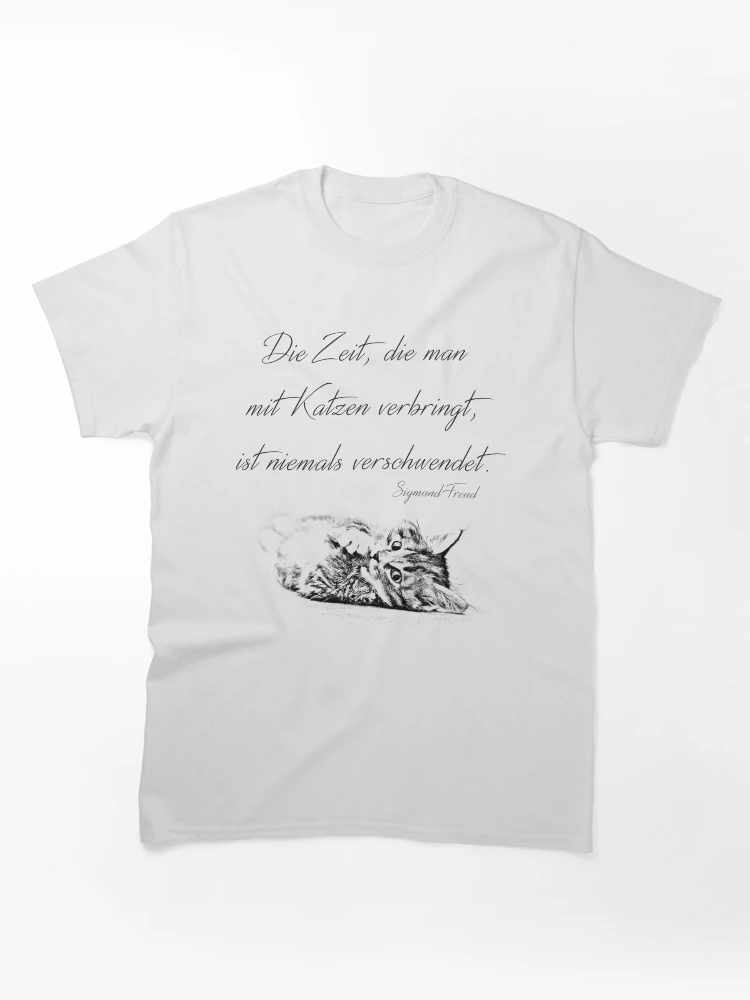 Thumbnail 1 von 7, Classic T-Shirt, Zeit mit Katzen ... designt und verkauft von GNDesign.