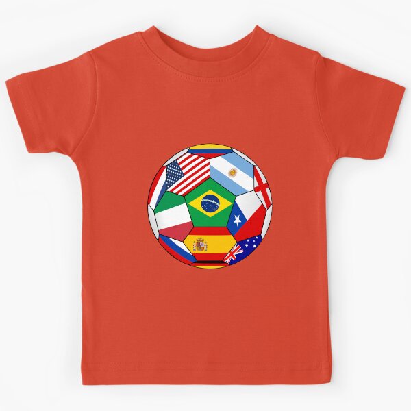 Aperçu de l'œuvre Football avec différents drapeaux - Brésil 2014 créée et vendue par siloto.