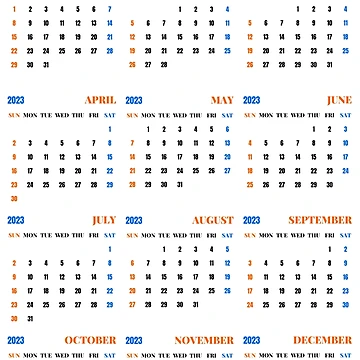 Artwork thumbnail, 2023 Calendar by Binsagar