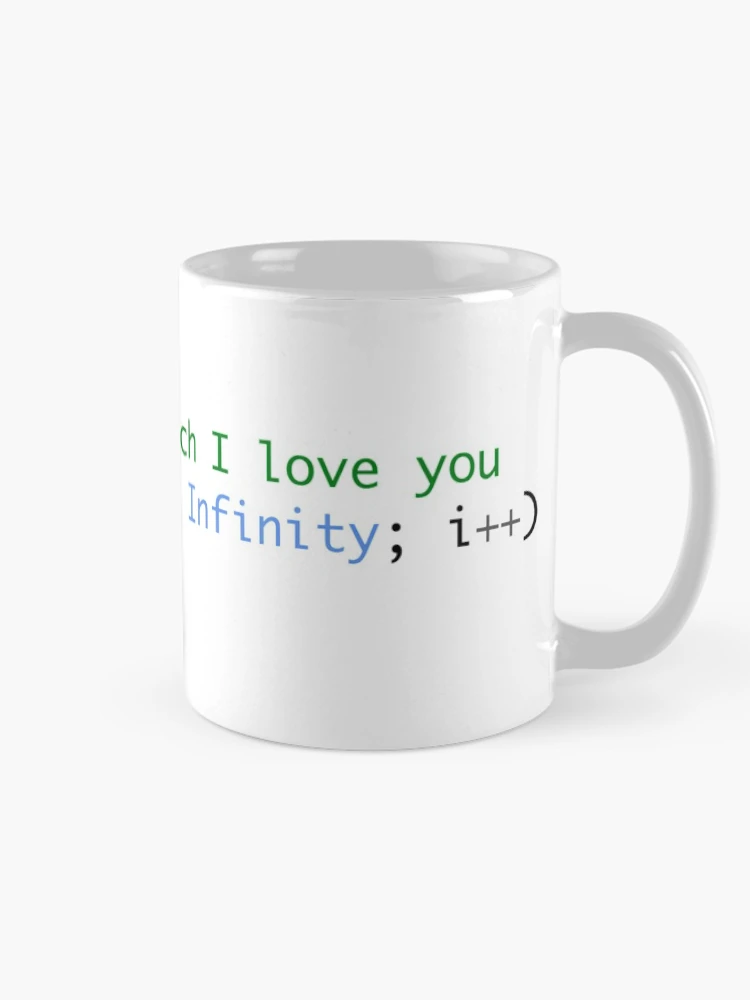 Thumbnail 3 of 6, Coffee Mug, I love you //Java designed and sold by CaroBrager.