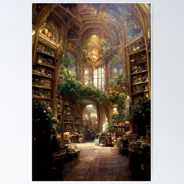 Item preview, Conservatorio de la Biblioteca de antigüedades doradas designed and sold by LeahTT.