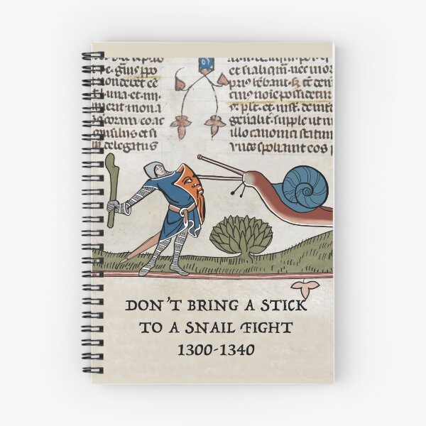 Aperçu de l'œuvre Bataille médiévale d'escargots meurtriers : début des années 1300 créée et vendue par ebrawne.