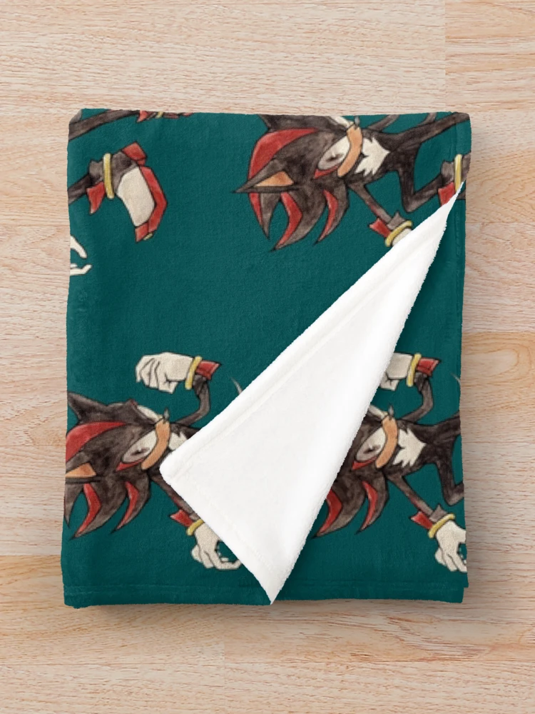 Thumbnail 3 of 6, Throw Blanket, Shadow the hedgehog designed and sold by DigitalLinks.